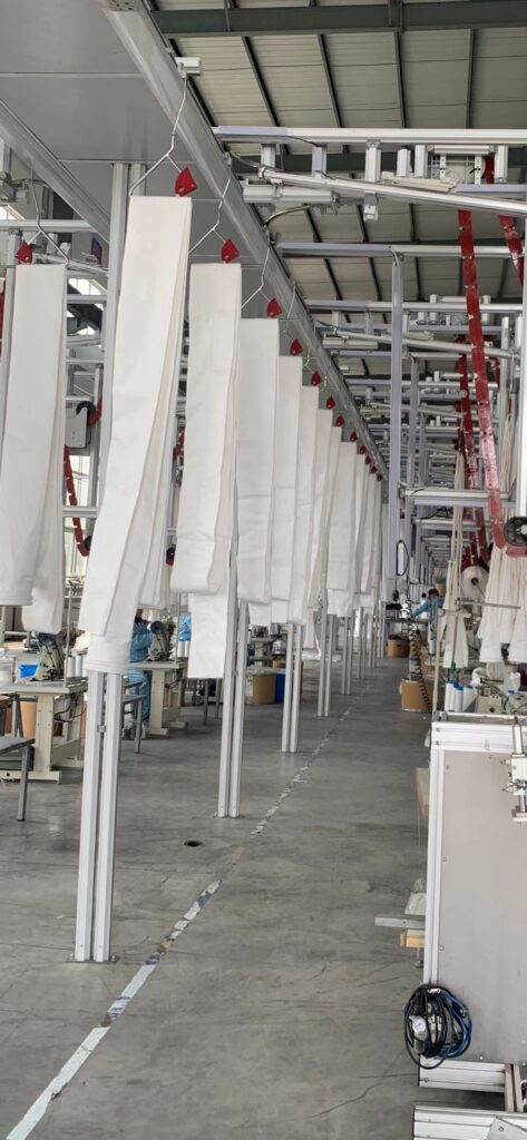 ISO-certified automated filter bag production line