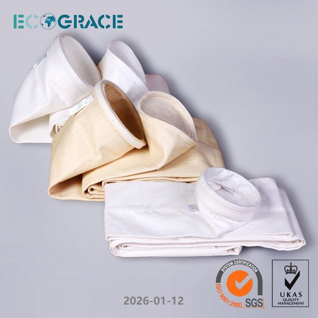 ECOGRACE power plant filter bags for coal-fired boiler, biomass, and waste-to-energy baghouse dust collection