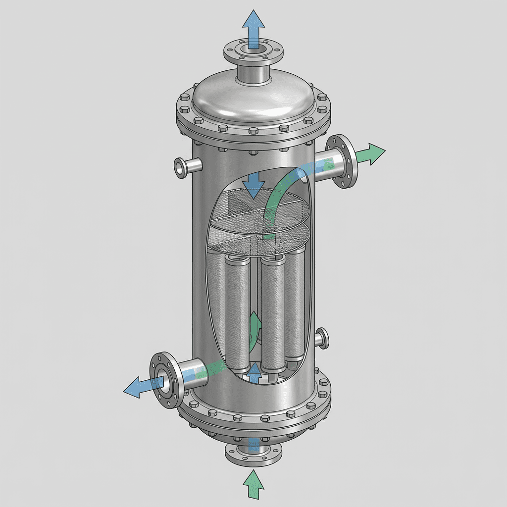 ECOGRACE Industrial Mist Eliminator Vessel System