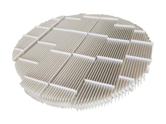 Double Pocket Vane Pack Separator with Drainage Hooks
